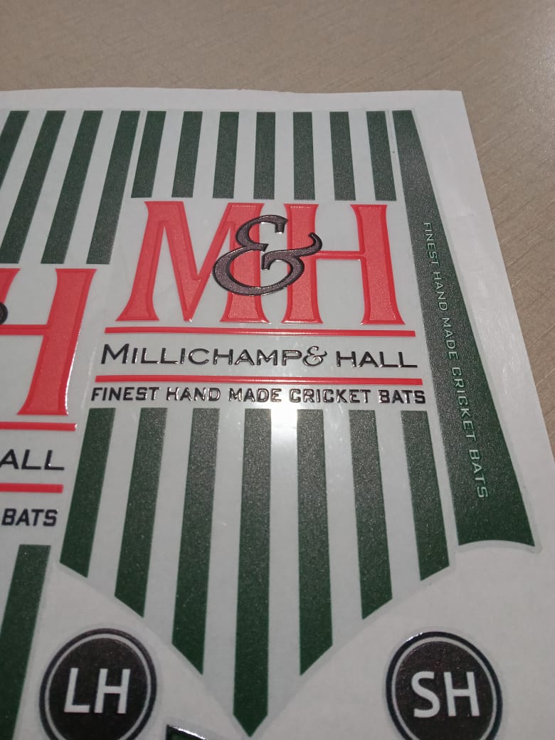 Champion Hall Cricket Bat Sticker