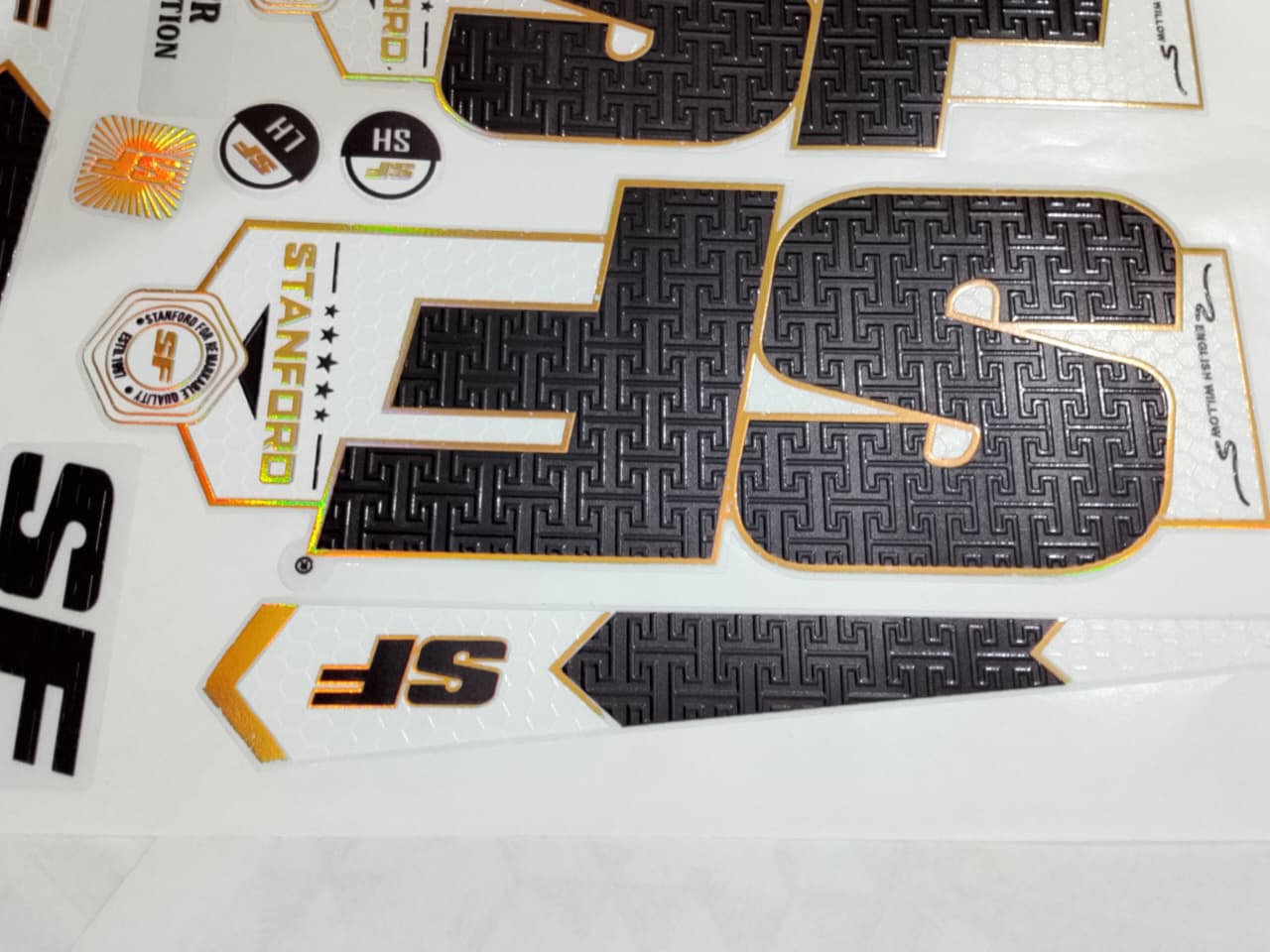 SF Champion Hall Cricket Bat Sticker