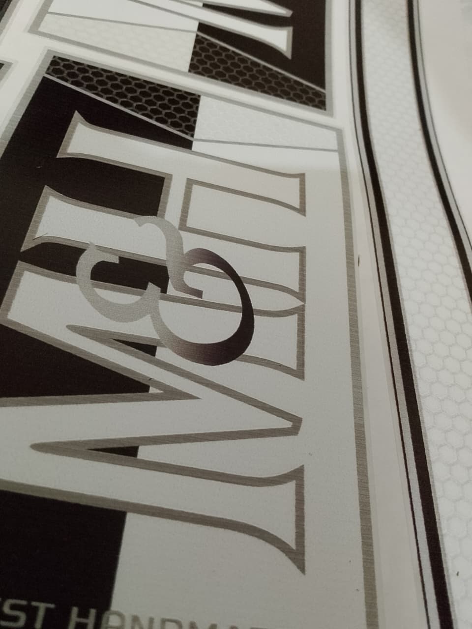 M&H Champion Hall Cricket Bat Sticker