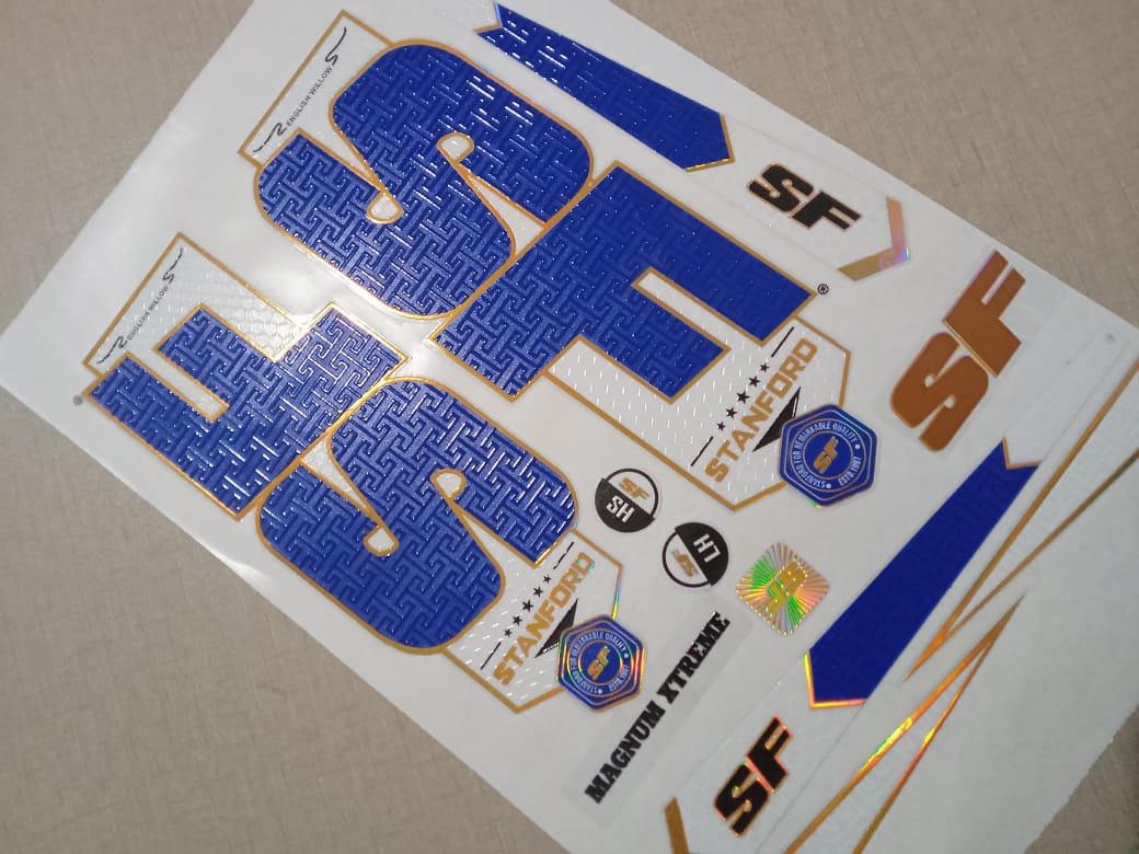 SF Champion Hall Cricket Bat Sticker