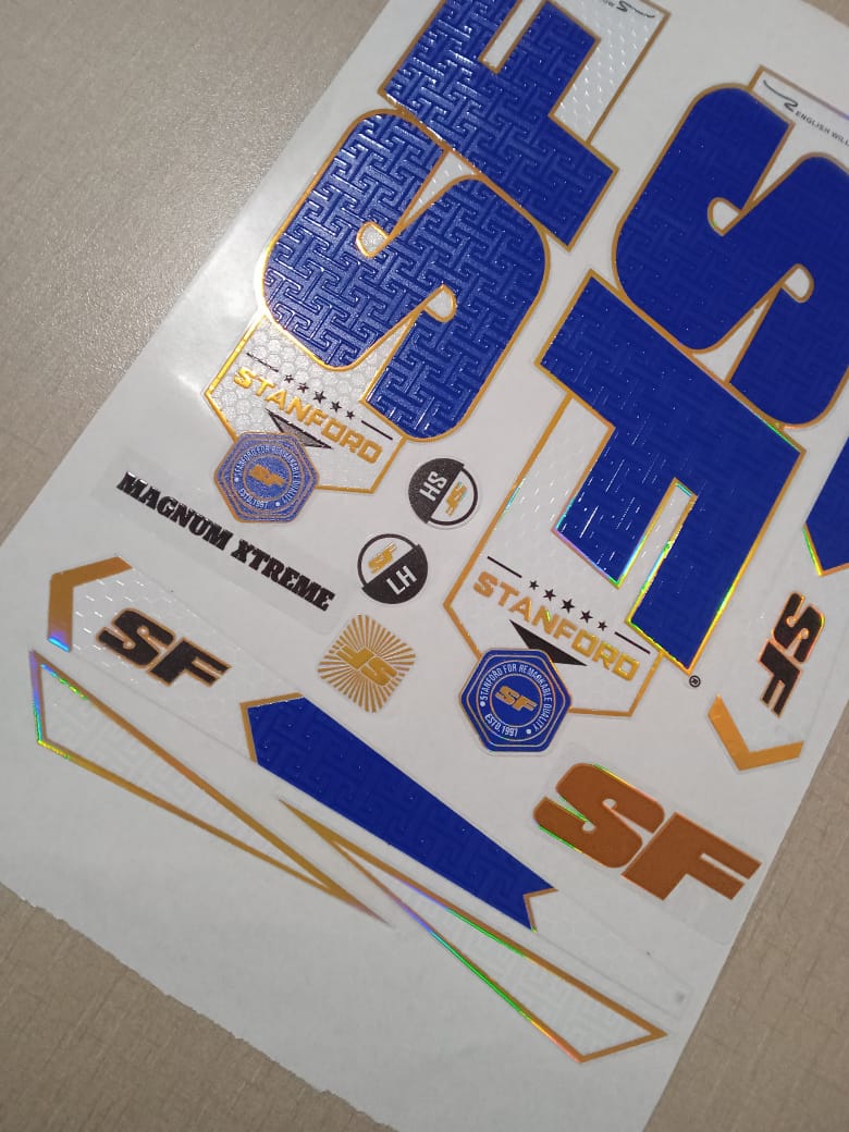 SF Champion Hall Cricket Bat Sticker