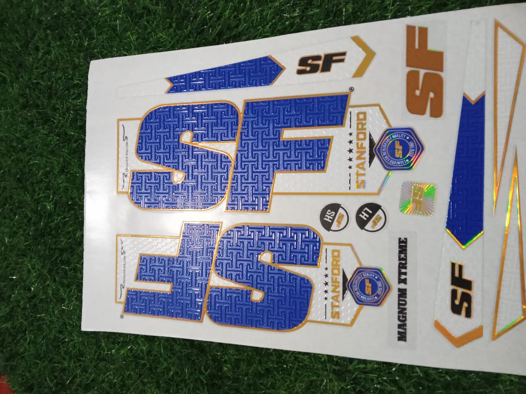SF Champion Hall Cricket Bat Sticker