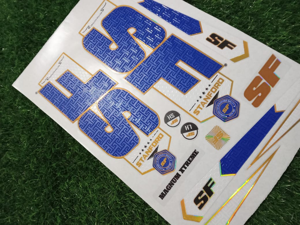 SF Champion Hall Cricket Bat Sticker