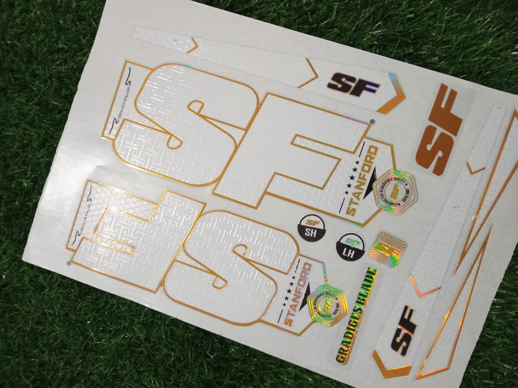 SF Champion Hall Cricket Bat Sticker