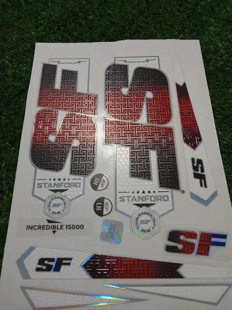 SF Champion Hall Cricket Bat Sticker