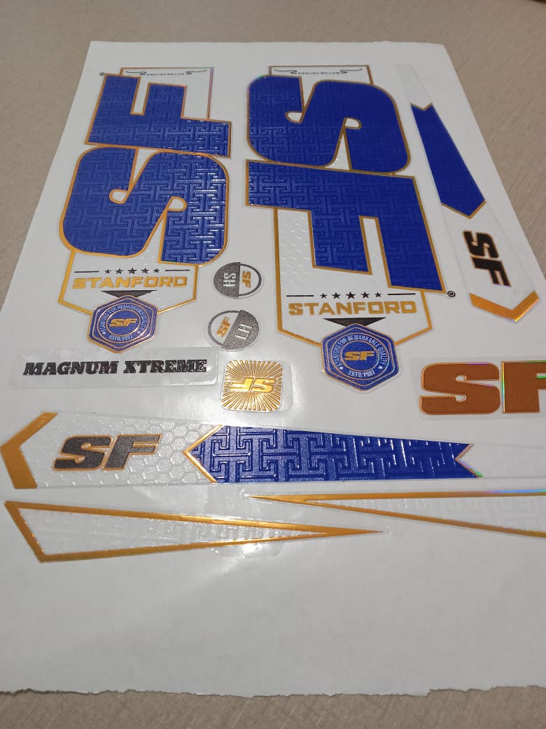 SF Champion Hall Cricket Bat Sticker