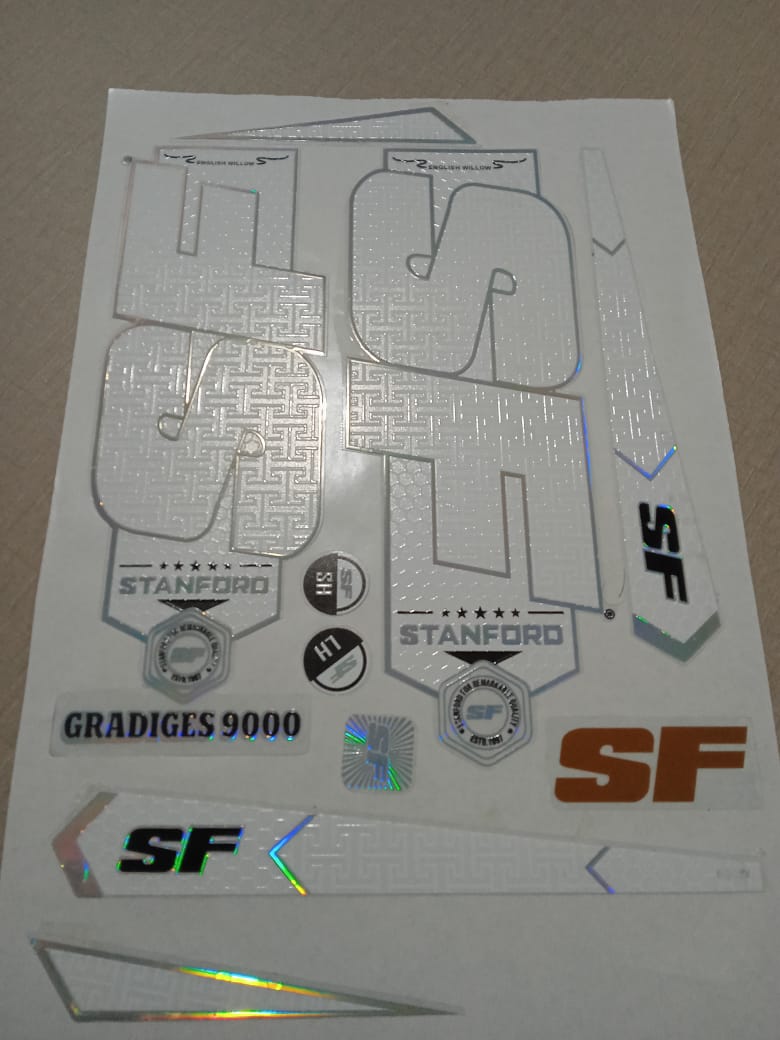 SF Champion Hall Cricket Bat Sticker