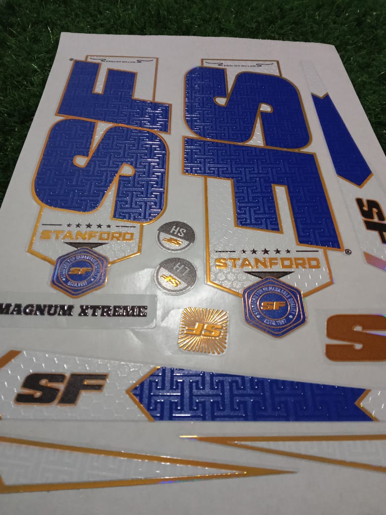 SF Champion Hall Cricket Bat Sticker